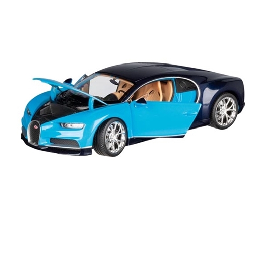 Слика на Bugatti Chiron, 1:24, L= 19 cm (сина)