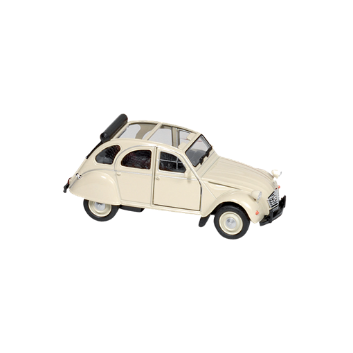 Слика на Citroen 2CV  cream, open roof (1979), die-cast, 1:34-39, 11,7 cm 