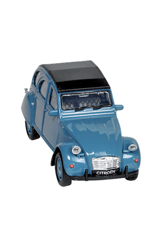 Слика на Citroen 2CV blue (1979), die-cast, 1:34-39, 11,7 cm