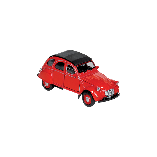 Слика на Citroen 2CV red, (1979), die-cast, 1:34-39, 11,7 cm