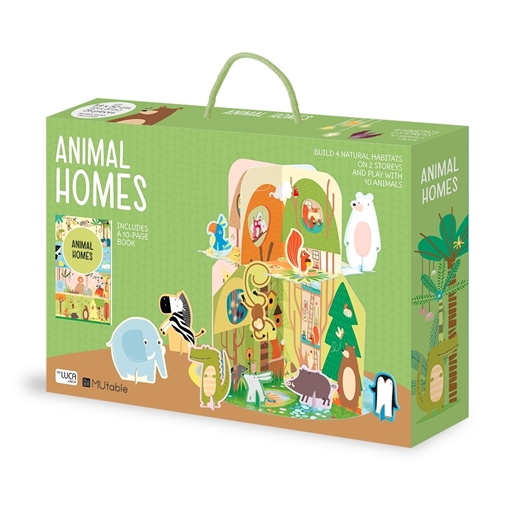 Picture of Animal Homes – Cardboard Playhouse plus Book