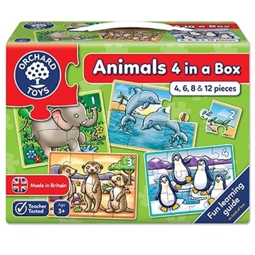 Слика на Animals - Four in a Box Jigsaw