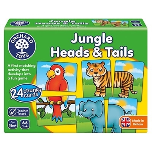 Story box toys and books. Jungle Heads &amp; Tails Game