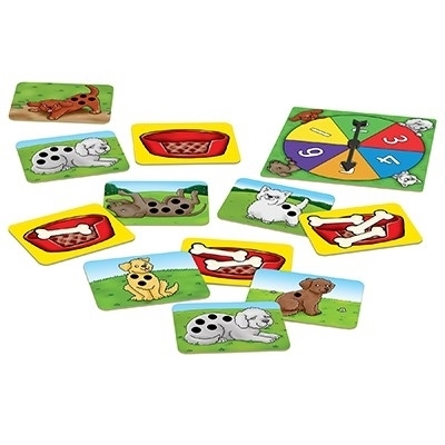 Story box toys and books. Spotty Dogs Game