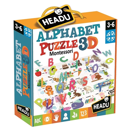 Слика на MONTESSORI ALPHABET PUZZLE 3D