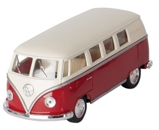 Слика на Volkswagen Classical Bus (1962), die-cast,1:32, L= 13,5 cm - Red