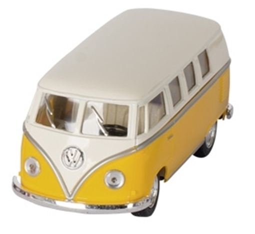 Слика на Volkswagen Classical Bus (1962), die-cast,1:32, L= 13,5 cm - Yellow