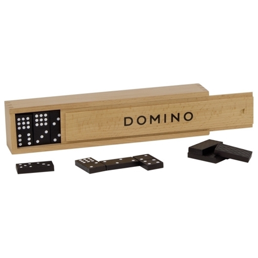 Слика на Домино во дрвена кутија (55 парчиња)
