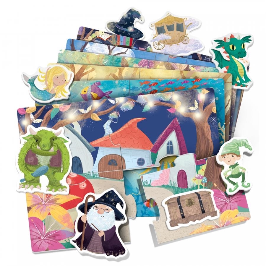 Story box toys and books. Children's Invention of Stories