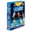 Слика на From the Earth to the Moon - Book and Shaped Puzzle (Travel, Learn and Explore)