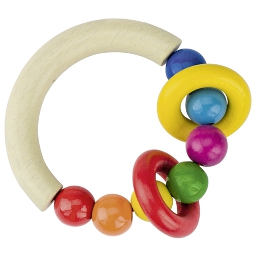 Слика на Алка за допирање - Полукруг со топчиња и прстени - Heimess