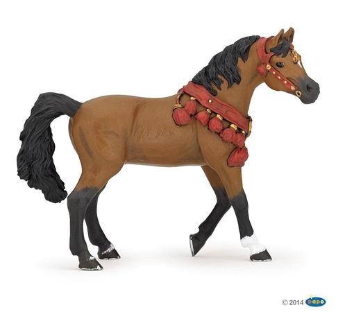 Слика на Арапски коњ во парадна опрема