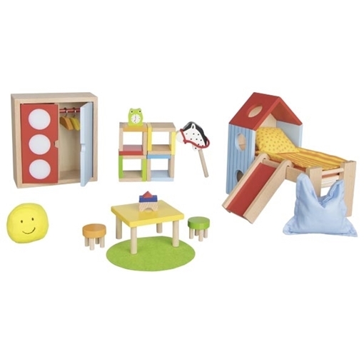 Слика на Мебел за куќичка за кукли - Детска соба - Goki