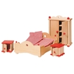 Слика на Мебел за куќичка за кукли - Спална соба - Goki