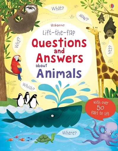 Слика на Lift-the-flap Questions and Answers about Animals (Age 5+)