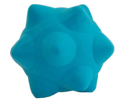 Слика на Сензорна топка - Rubbabu (Тиркизна, Ø 10 cm) Возрaст: 1 г+