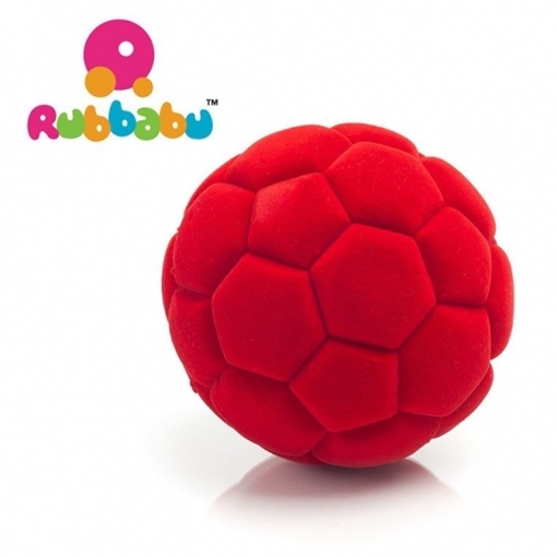 Слика на Спортска сензорна топка - Rubbabu (Црвена, Ø 10 cm) Возрaст: 1 г+