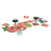 Слика на Dinosaurs - Book, wooden toys and puzzle