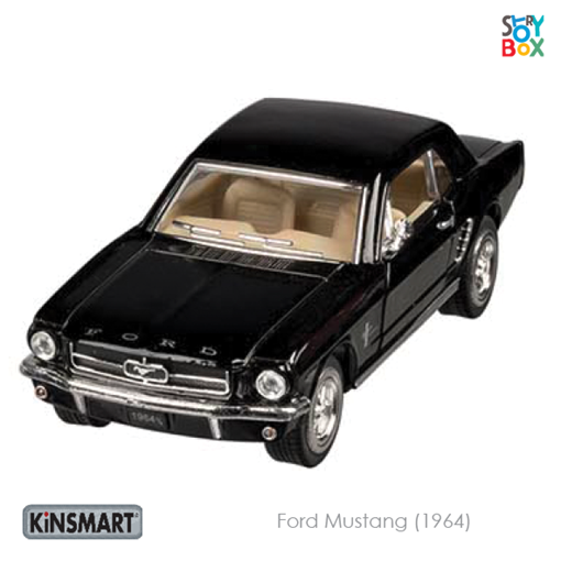 Слика на Ford Mustang (1964), die-cast, 1:36, L= 13 cm (Black)