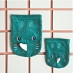 Слика на Комплет од 2 ракавици за бањање - Носорог и бебе - Lilliputiens