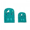 Слика на Комплет од 2 ракавици за бањање - Носорог и бебе - Lilliputiens