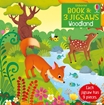 Слика на Book and 3 Jigsaws: Woodland