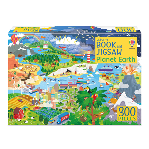 Слика на Usborne Book and Jigsaw Planet Earth