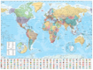 Слика на Collins World Wall Laminated Map