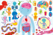 Слика на Usborne Book and Jigsaw Human Body