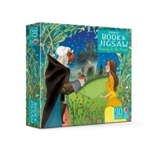 Слика на Usborne Book and Jigsaw Beauty and the Beast