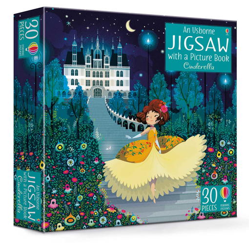 Слика на Usborne Book and Jigsaw Cinderella