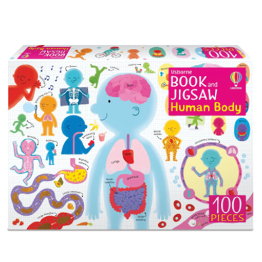 Слика на Usborne Book and Jigsaw Human Body