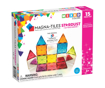 Слика на Magna-Tiles - Комплет од 15 магнетни плочки - ЅВЕЗДЕНА ПРАШИНА