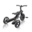 Слика на Трицикл и баланс велосипед Deluxe Play EXPLORER 4 во 1 (црно-сив) - Globber