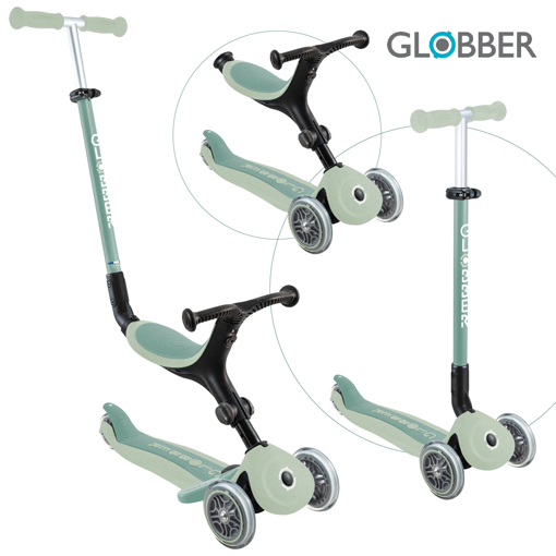 Слика на Тротинет со променлив изглед 3 во 1, GO • UP ACTIVE ECO (минт) - Globber
