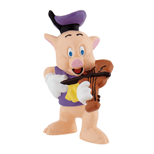 Слика на Bullyland - ПРАСЕТО ШТО СВИРИ НА ВИОЛИНА (Волкот и трите прасиња)- Walt Disney