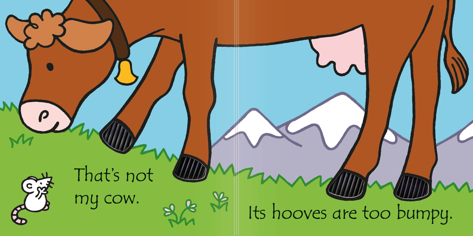 Story box toys and books. That's not my cow…