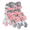 Слика на Детски ролерки 2 во 1 (бр. S/M 30-33) розови - Globber - Learning Inline Skates