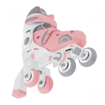 Слика на Детски ролерки 2 во 1 (бр. S/M 26-29) розови - Globber - Learning Inline Skates