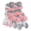 Слика на Детски ролерки 2 во 1 (бр. S/M 26-29) розови - Globber - Learning Inline Skates