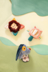 Слика на Комплет од 3 меки сензорни играчки ДРУГАРИТЕ НА КУЧЕТО ЏУЛС– Lilliputiens
