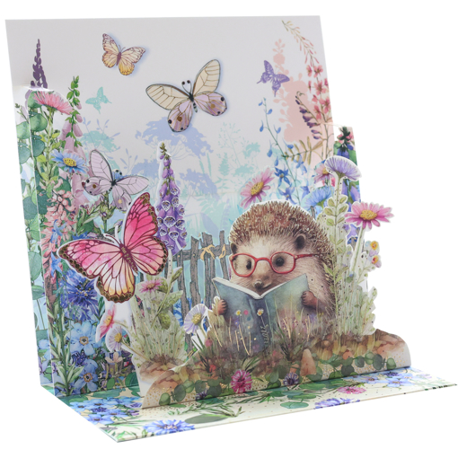 Слика на 3D картичка, Еже што чита книга - Pictura