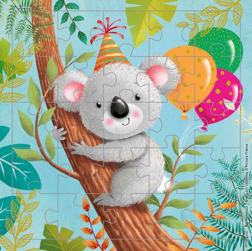 Слика на Картичка за подарок со сложувалка, Мала коала - Pictura