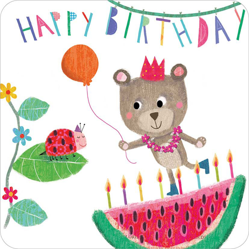 Слика на Картичка за подарок, Роденден со лубеница, Tralala - Pictura