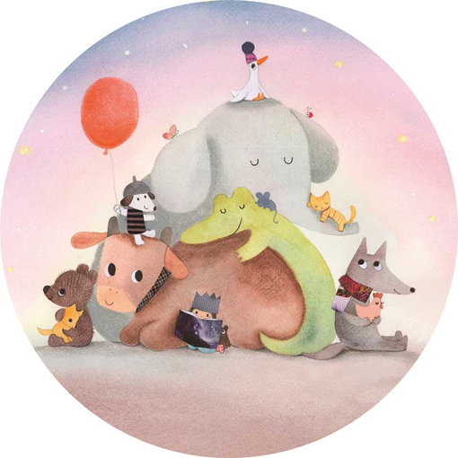 Слика на Картичка за подарок, Пријателите дремат, Tralala - Pictura