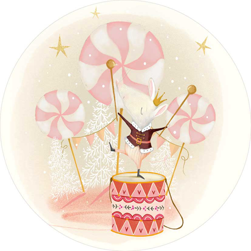 Слика на Картичка за подарок, Мало глувче на тапан,  Tralala - Pictura