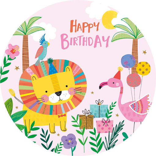 Слика на Картичка за подарок, Лавот и фламингото, Tralala - Pictura