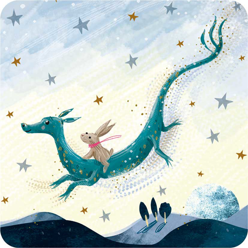 Слика на Картичка за подарок, Змеј во лет, Tralala - Pictura