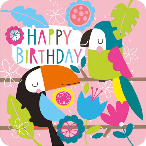 Слика на Картичка за подарок, Роденден на тропските птици,  Tralala - Pictura