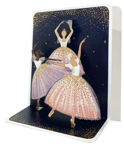Слика на 3D мини картичка, Балерини - Pictura